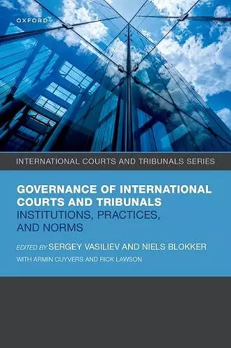 Governance of International Courts and Tribunals cover