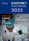 Blackstone's Police Manual Volume 2: Evidence and Procedure 2025 cover