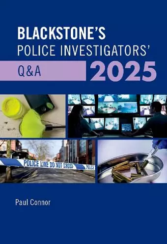 Blackstone's Police Investigators' Q&A 2025 cover