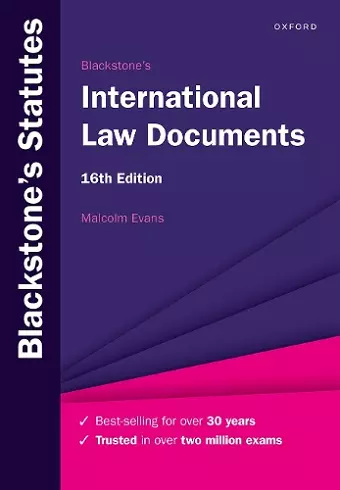 Blackstone's International Law Documents cover