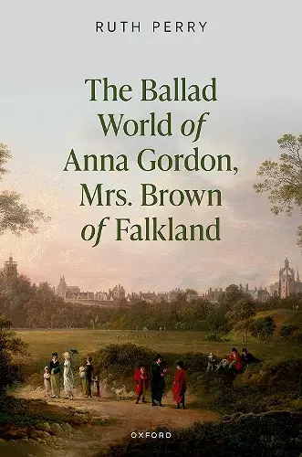 The Ballad World of Anna Gordon, Mrs. Brown of Falkland cover