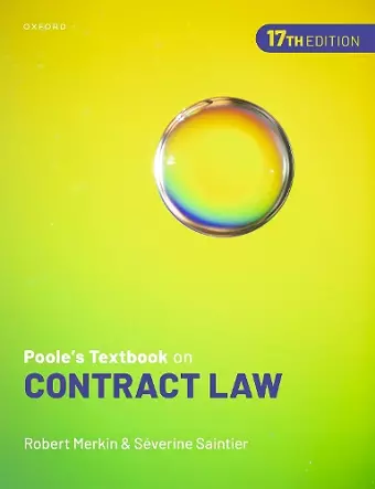 Poole's Textbook on Contract Law cover