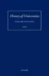 History of Universities: XXXVIII/1 cover