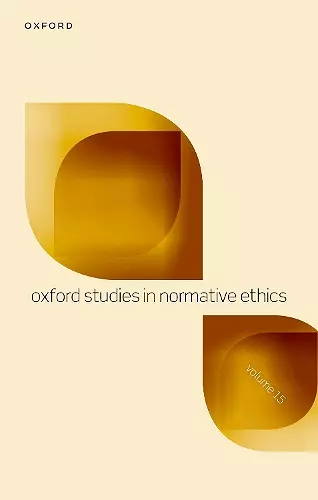 Oxford Studies in Normative Ethics cover