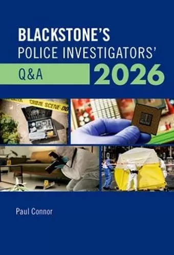 Blackstone's Police Investigators' Q&A 2026 cover