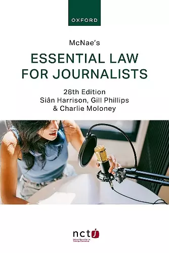 McNae's Essential Law for Journalists cover