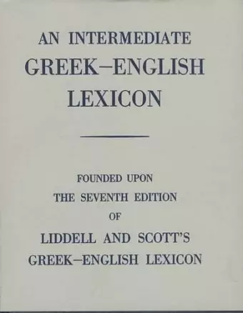 Intermediate Greek Lexicon cover