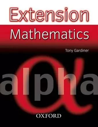 Extension Mathematics: Year 7: Alpha cover