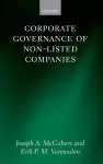 Corporate Governance of Non-Listed Companies cover