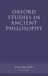 Oxford Studies in Ancient Philosophy XXXI cover