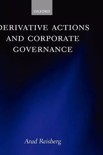 Derivative Actions and Corporate Governance cover