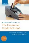 Blackstone's Guide to the Consumer Credit Act 2006 cover