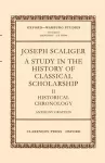 Joseph Scaliger: II: Historical Chronology cover