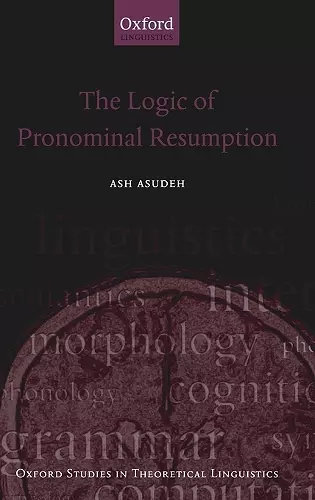 The Logic of Pronominal Resumption cover