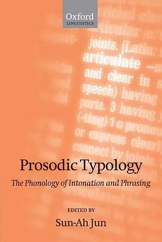 Prosodic Typology cover