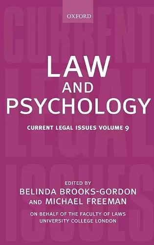 Law and Psychology cover