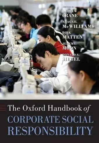 The Oxford Handbook of Corporate Social Responsibility cover