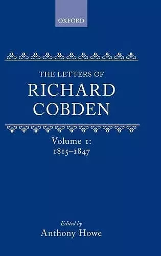 The Letters of Richard Cobden cover