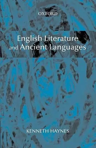 English Literature and Ancient Languages cover