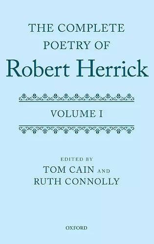 The Complete Poetry of Robert Herrick cover