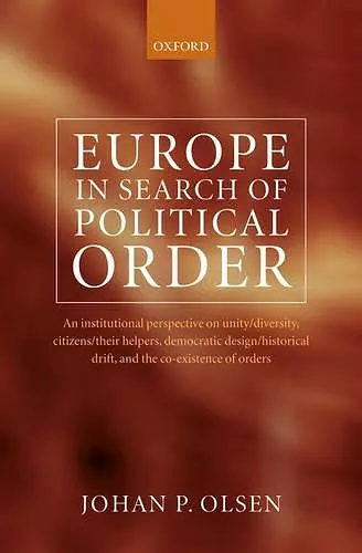 Europe in Search of Political Order cover