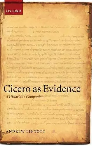 Cicero as Evidence cover