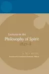 Lectures on the Philosophy of Spirit 1827-8 cover