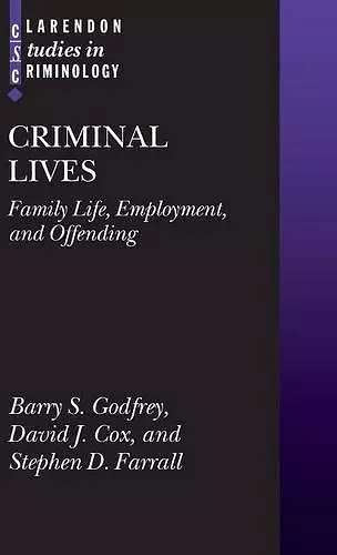 Criminal Lives cover