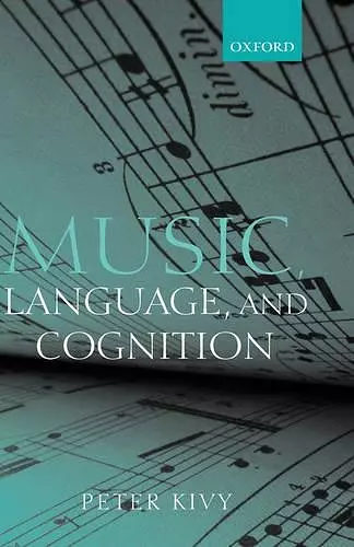 Music, Language, and Cognition cover