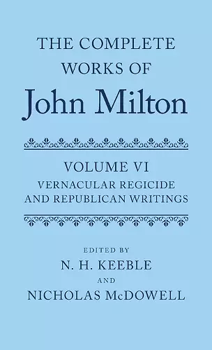 The Complete Works of John Milton: Volume VI cover