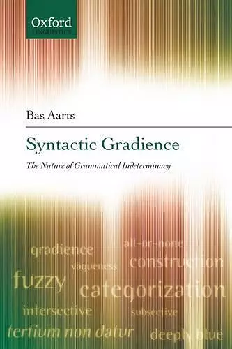 Syntactic Gradience cover