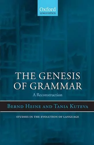 The Genesis of Grammar cover