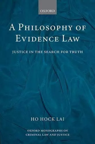 A Philosophy of Evidence Law cover