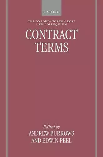 Contract Terms cover