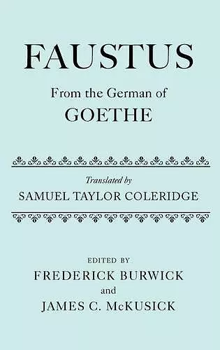 Faustus: From the German of Goethe cover