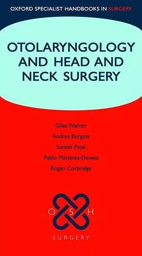 Otolaryngology and Head and Neck Surgery cover