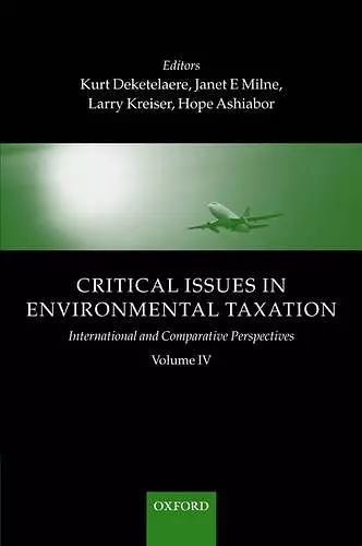 Critical Issues in Environmental Taxation cover