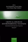 Critical Issues in Environmental Taxation cover