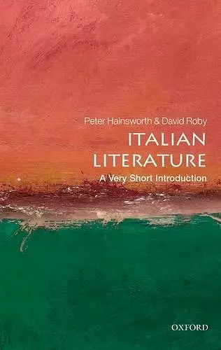 Italian Literature: A Very Short Introduction cover