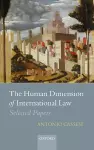 The Human Dimension of International Law cover