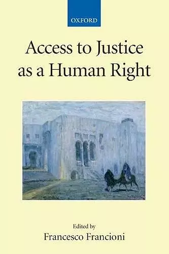 Access to Justice as a Human Right cover