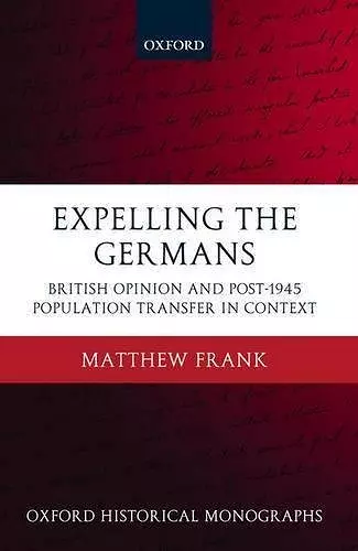 Expelling the Germans cover