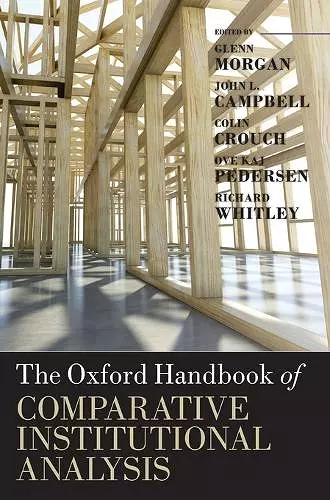 The Oxford Handbook of Comparative Institutional Analysis cover