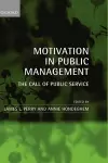 Motivation in Public Management cover