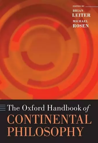 The Oxford Handbook of Continental Philosophy cover