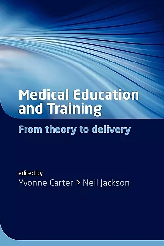 Medical Education and Training cover