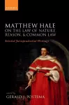 Matthew Hale: On the Law of Nature, Reason, and Common Law cover