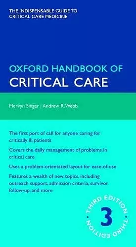 Oxford Handbook of Critical Care cover