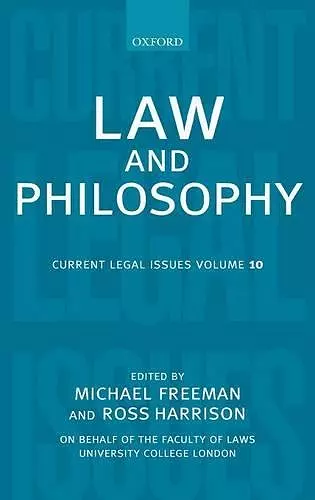 Law and Philosophy cover