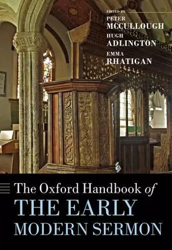 The Oxford Handbook of the Early Modern Sermon cover